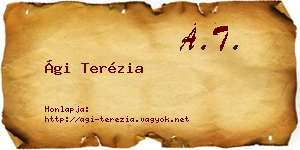 Ági Terézia névjegykártya